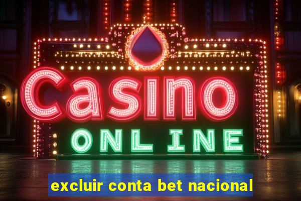 excluir conta bet nacional